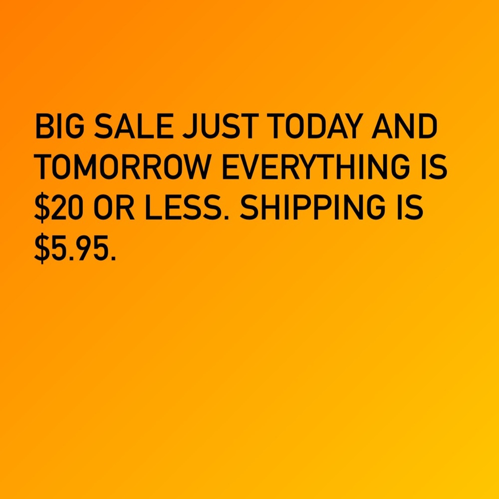 Two days only